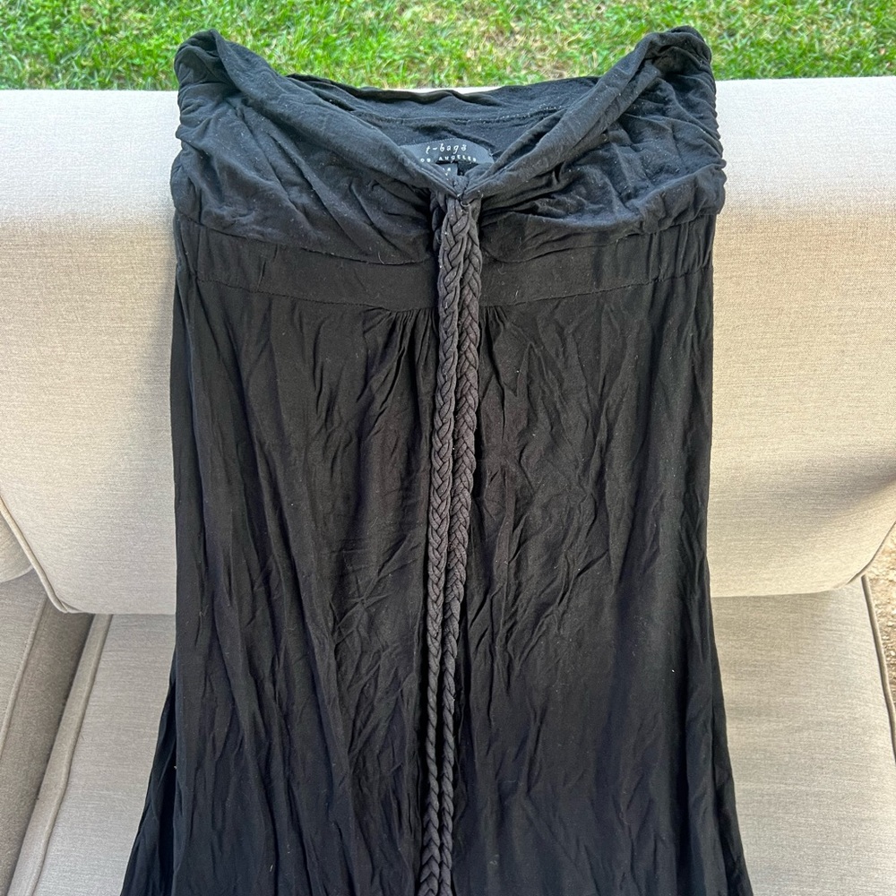 T-Bags Los Angeles Black Maxi Dress
